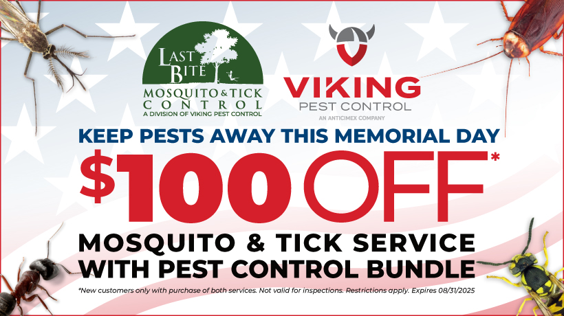 Save $100 on Pest Control!